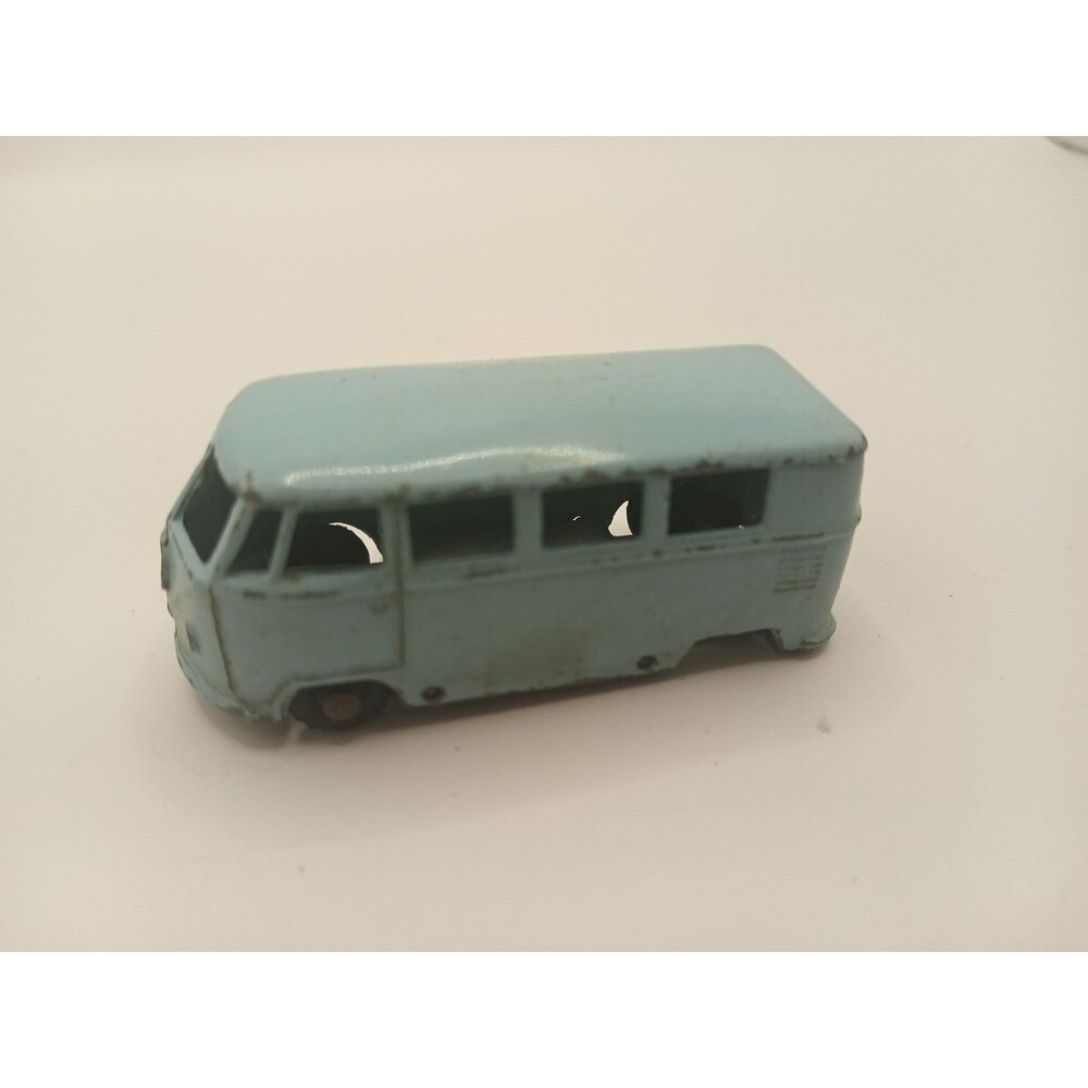 Vintage Budgie Volkswagen Micro Bus No. 12, Made In England - Missing 1 Wheel